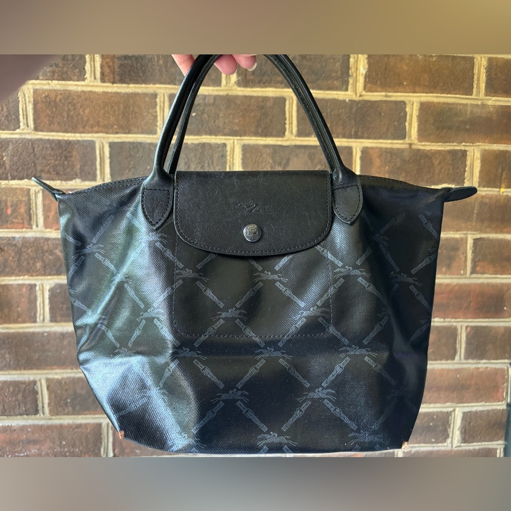 Longchamp Le Pilage Mini Modele Depose Black Special Edition Purse